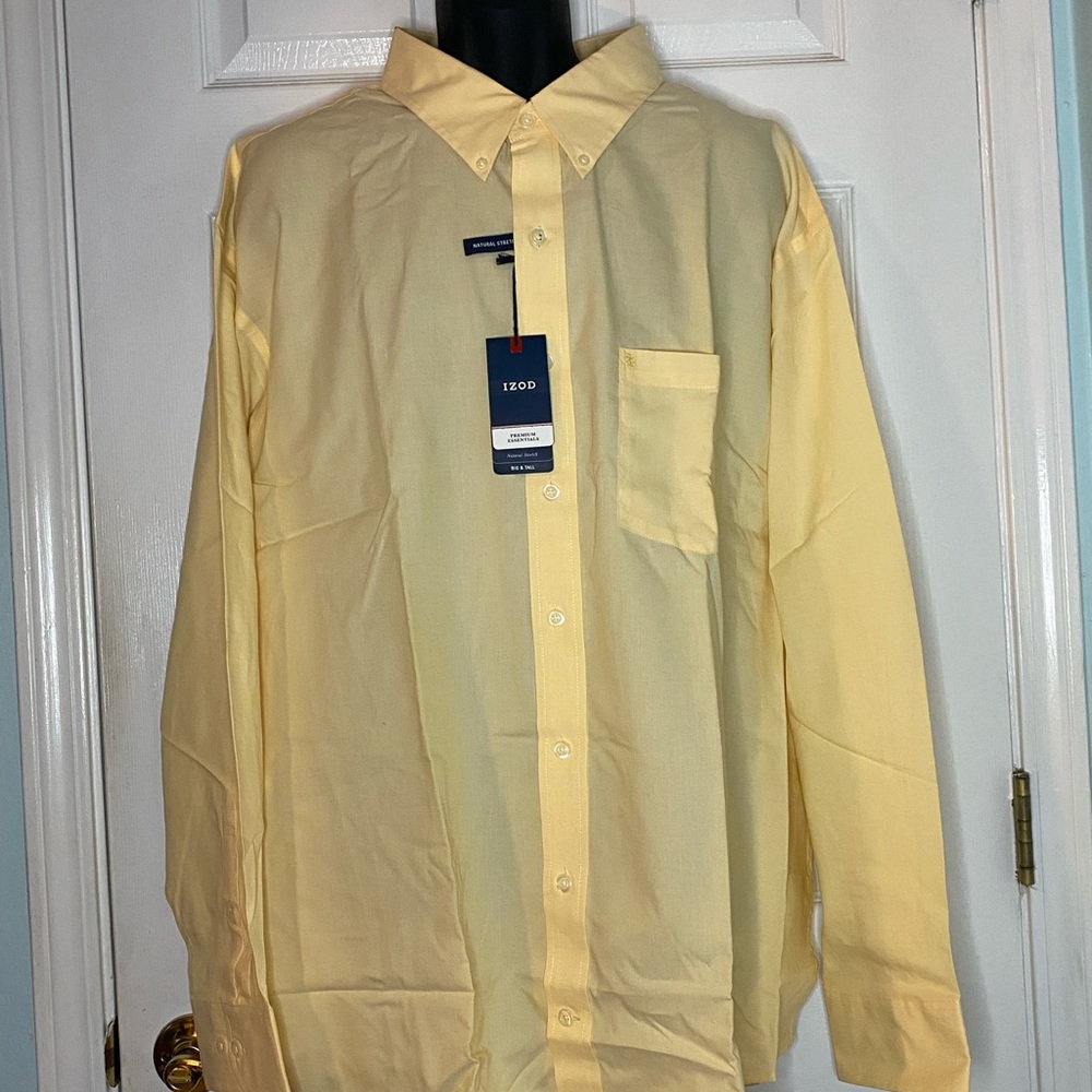New Izod 3X Long Sleeve dress shirt